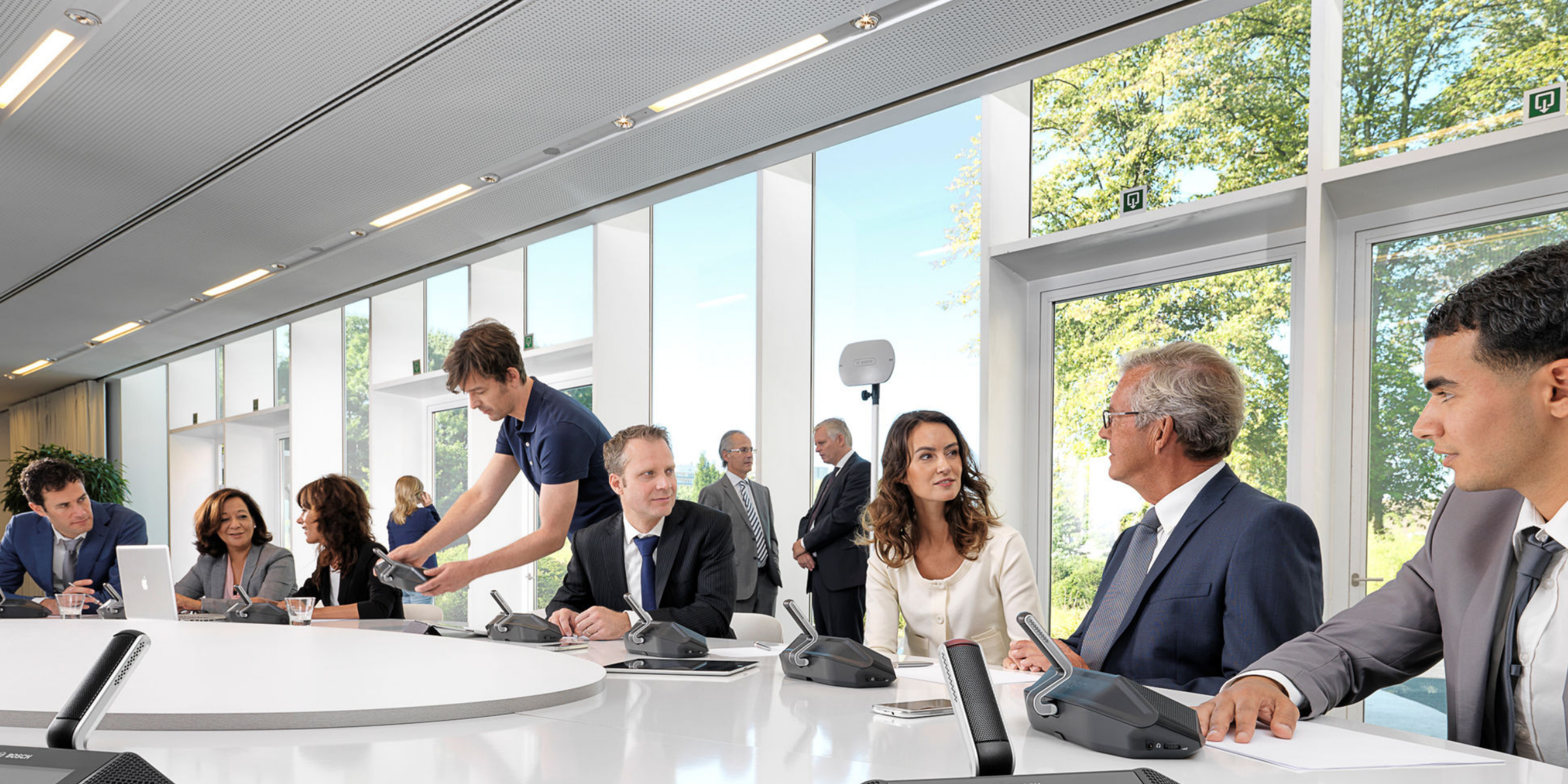 PTH Groep raadzaal vergadersysteem bosch dicentis