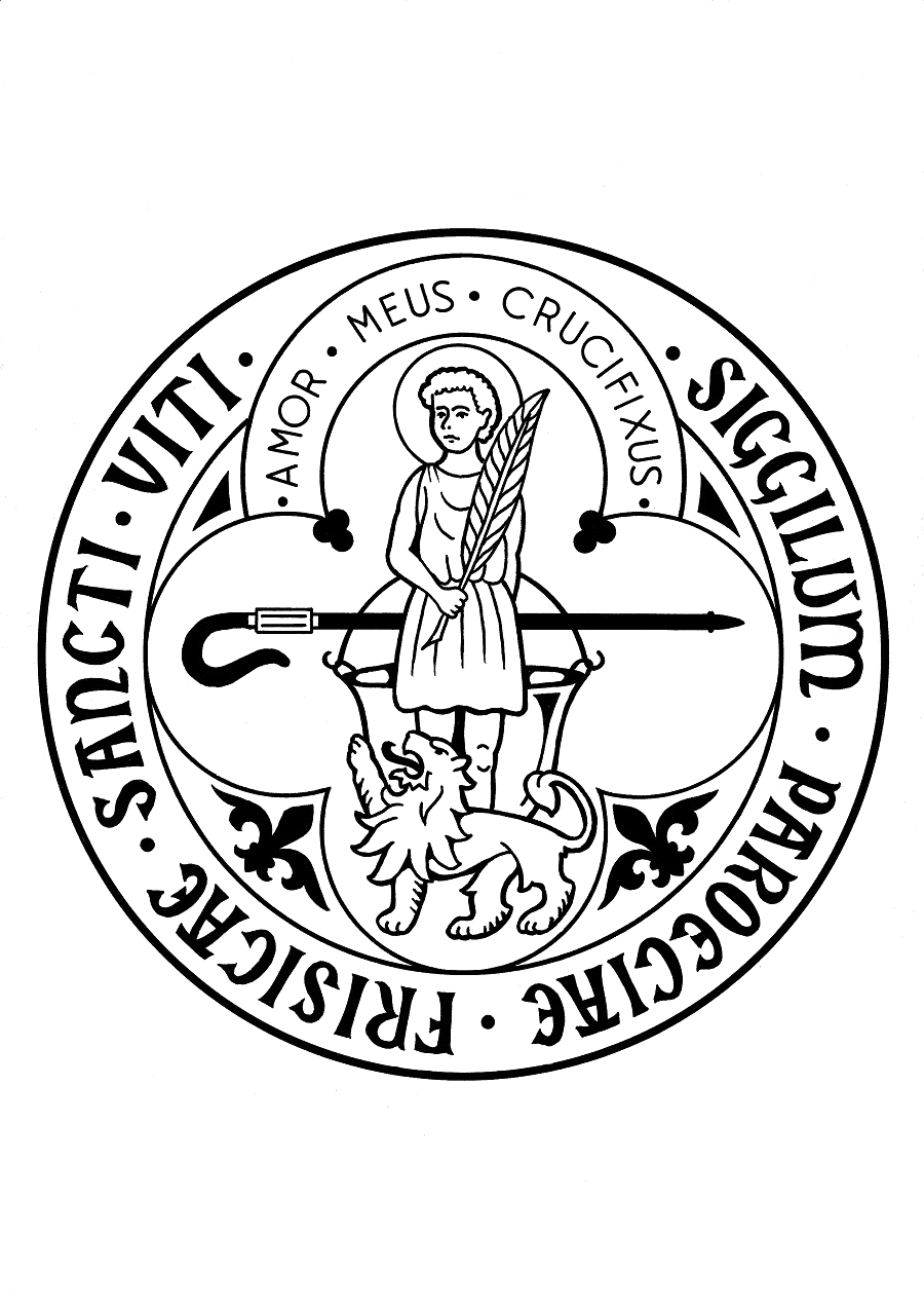 St Vitus Parochiezegel, kerk