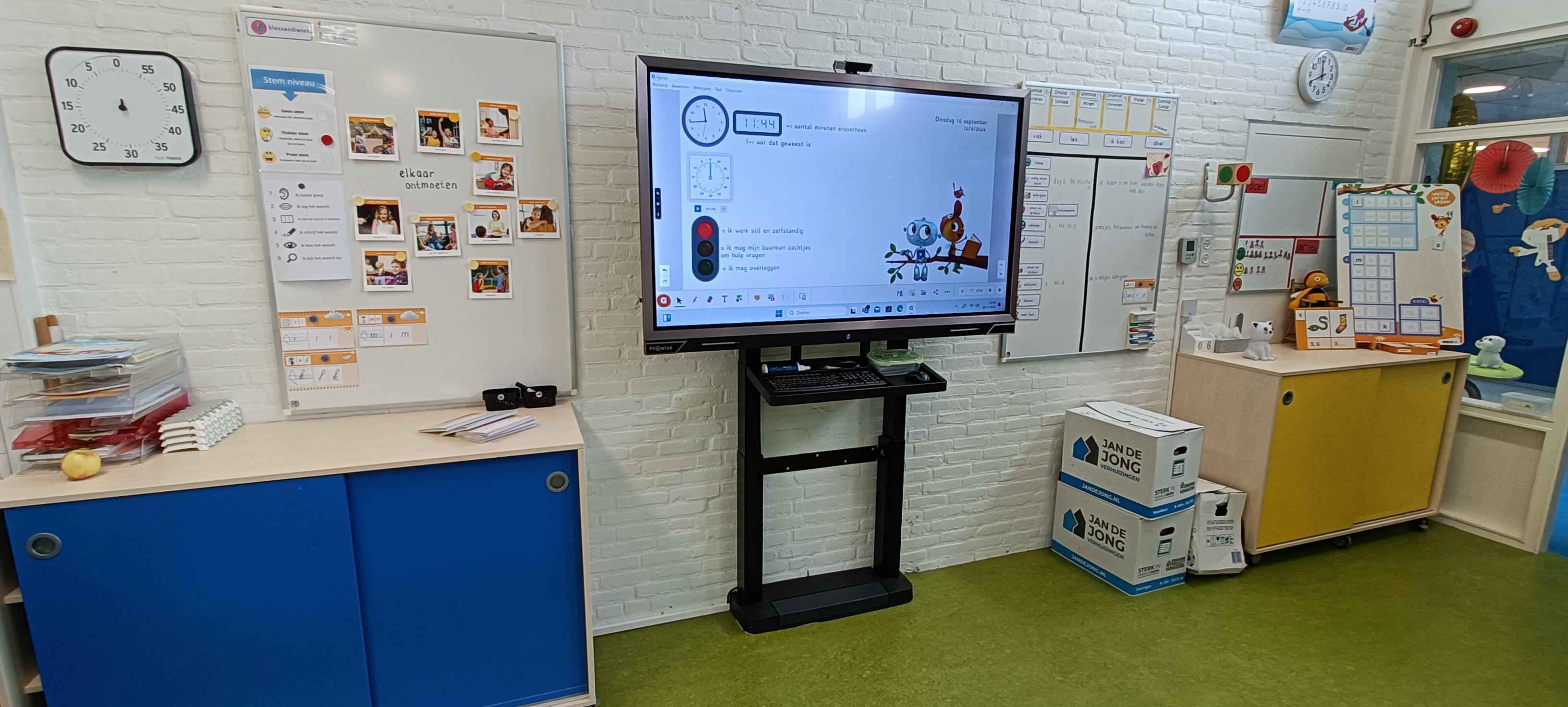 Touchscreen Prins Bernhardschool Kollum
