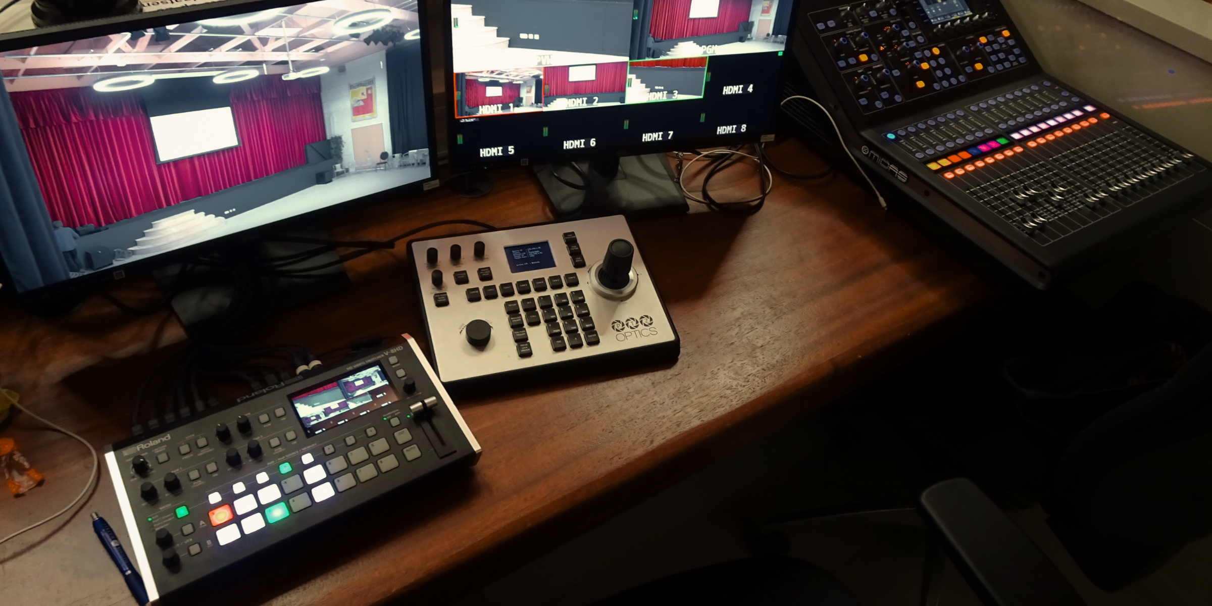 Multifunctioneel gebruik van audiovisuele apparatuur in MFC It Stedhûs