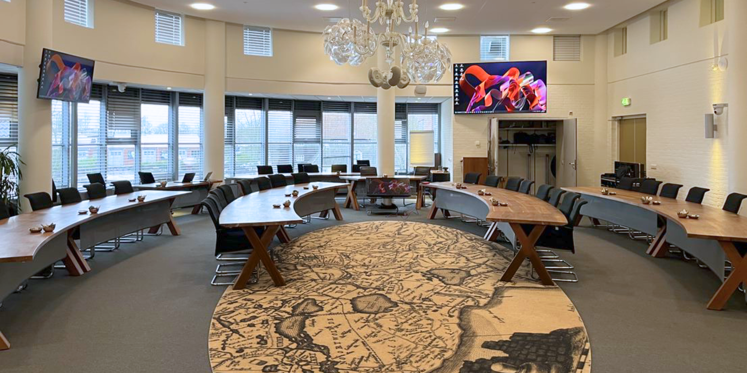 Hybride vergaderen in de raadzaal